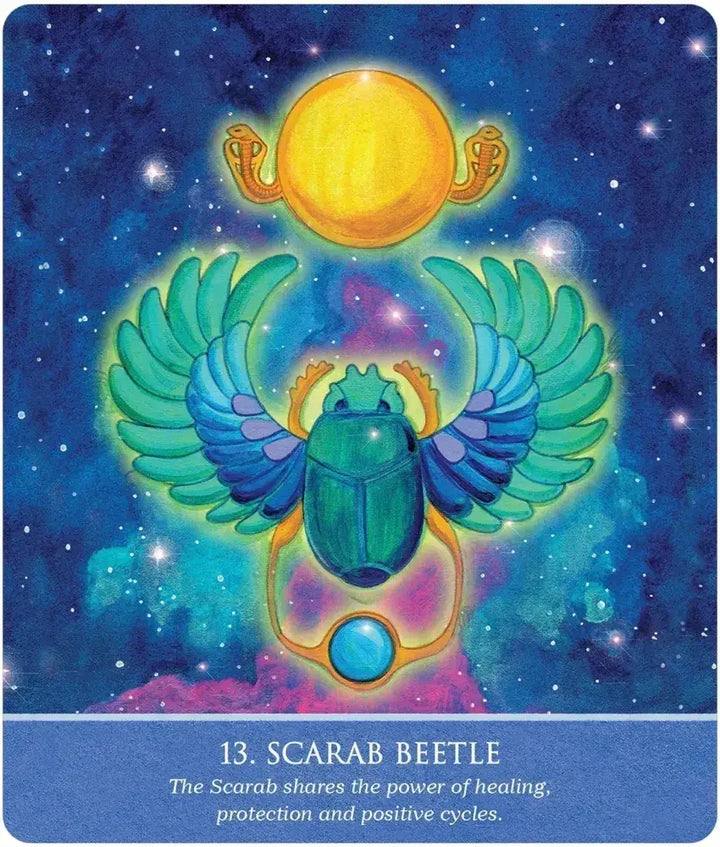 Scarab Beetle Auspicious Symbols for Luck and Healing Oracle Deck