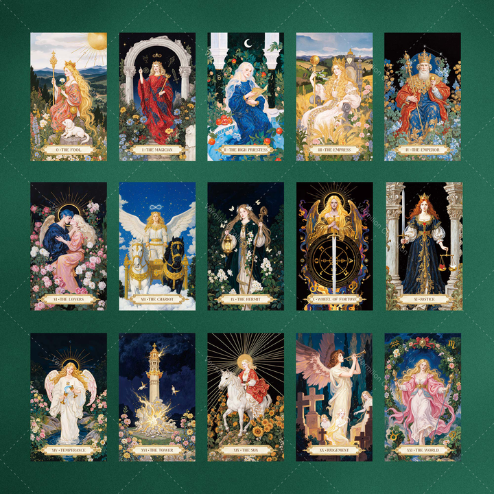 Moonshadow Floral Vow Tarot