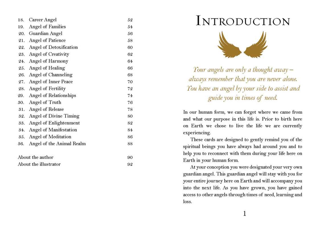 Angel Oracle Cards by Debbie Malone | 36-Card Deck &amp; Guidebook