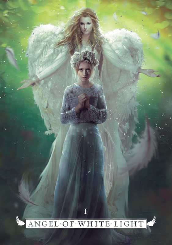 Angel of White Light oracle card from Debbie Malone&