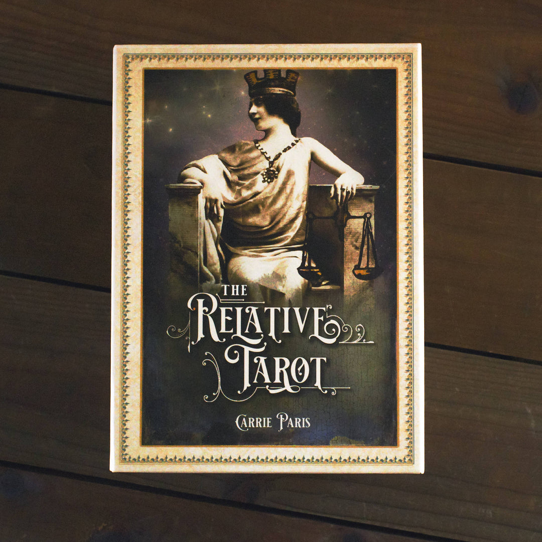 The Relative Tarot — 82 Gilded Cards &amp; Full-Color Guidebook | Ancestral Tarot by Carrie Paris