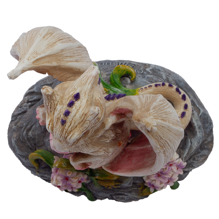 Garlic Dragon Figurine | Whimsical Fantasy Dragon Statue