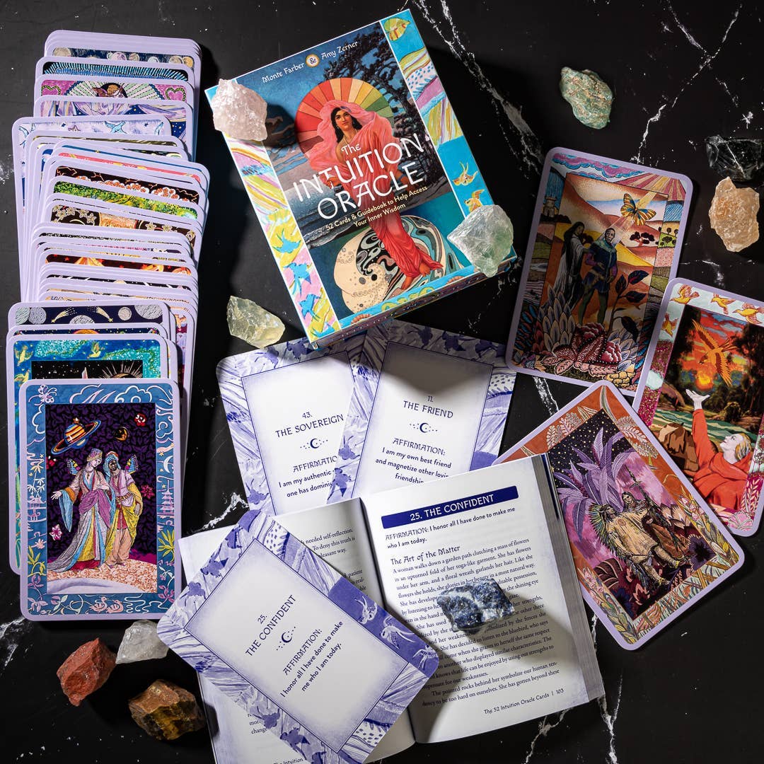 Intuition Oracle Deck - 52 Cards & 192-Page Guidebook by Monte Farber & Amy Zerner