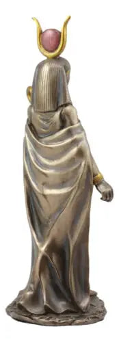 Egyptian Goddess Hathor with Ankh Figurine