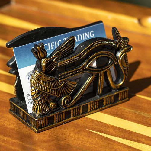 Egyptian Eye of Horus Business Card Holder
