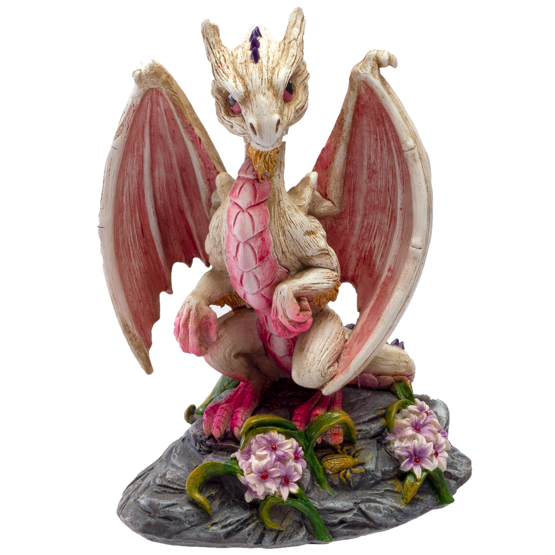 Garlic Dragon Figurine | Whimsical Fantasy Dragon Statue