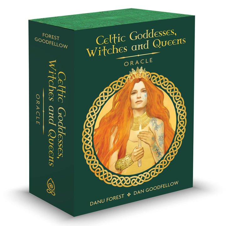 Celtic Goddesses, Witches, and Queens Oracle by Danu Forest - 40 card deck with guidebook