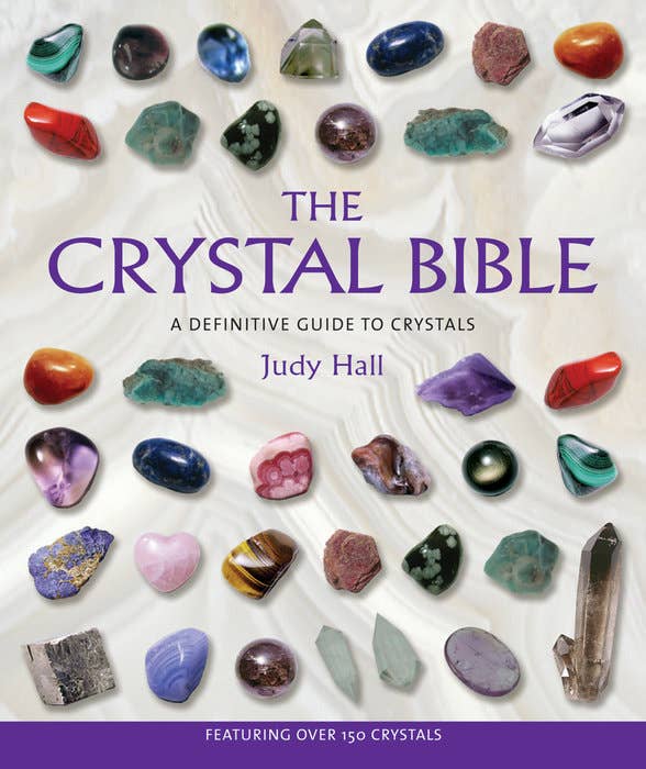 The Crystal Bible by Judy Hall — paperback cover of the world&