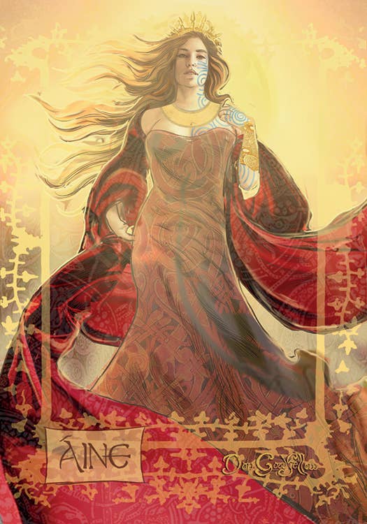 Celtic Goddesses, Witches, and Queens Oracle by Danu Forest - 40-Card Deck