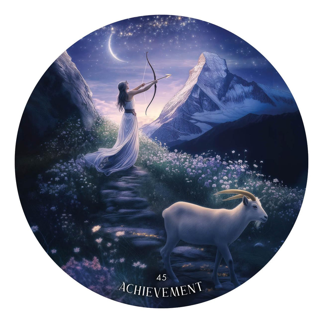 Achievement card from The Dark Moon Oracle by Yasmin Boland