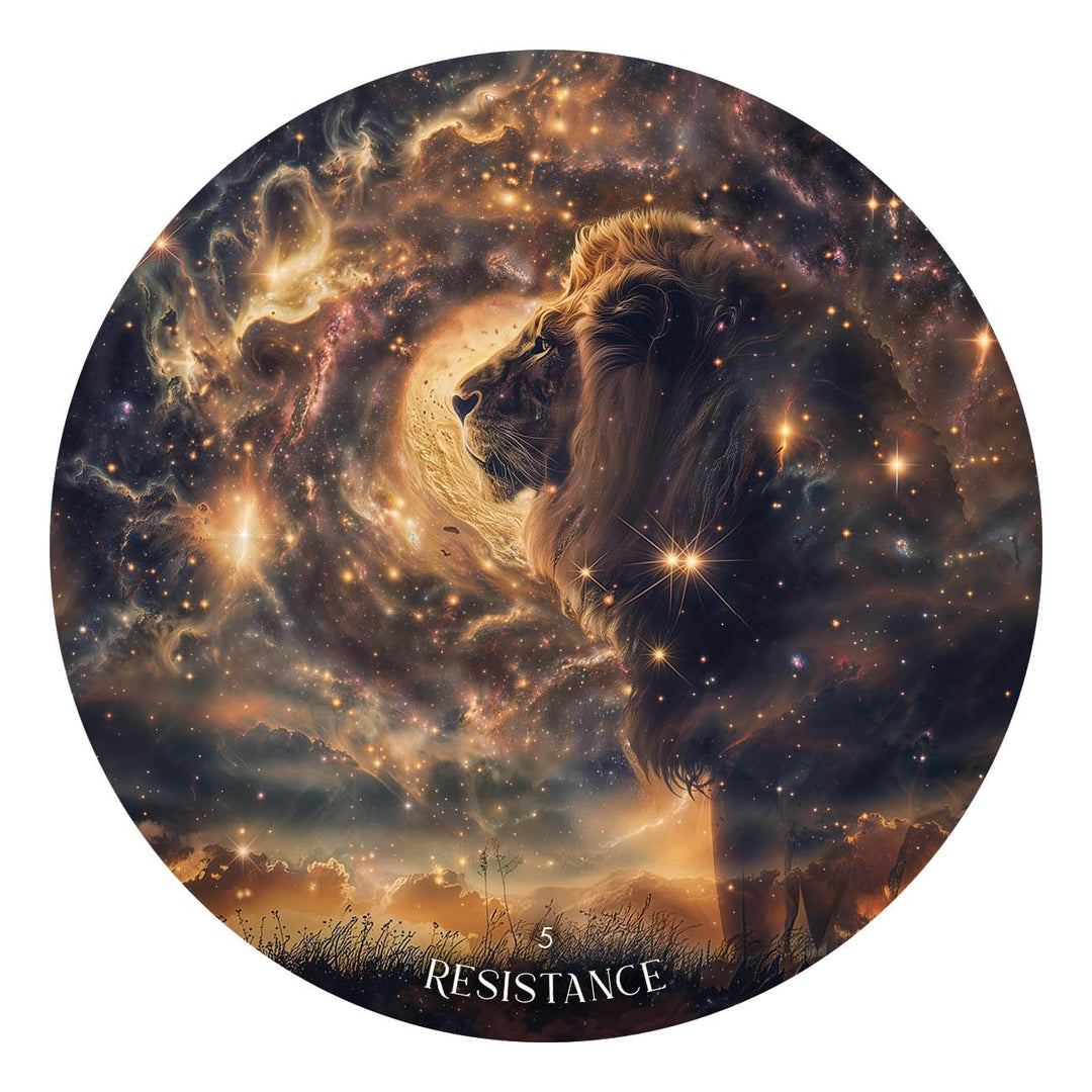 Resistance card from The Dark Moon Oracle by Yasmin Boland