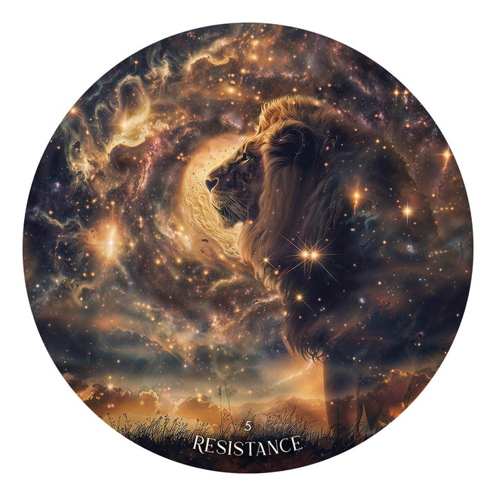 Resistance card from The Dark Moon Oracle by Yasmin Boland