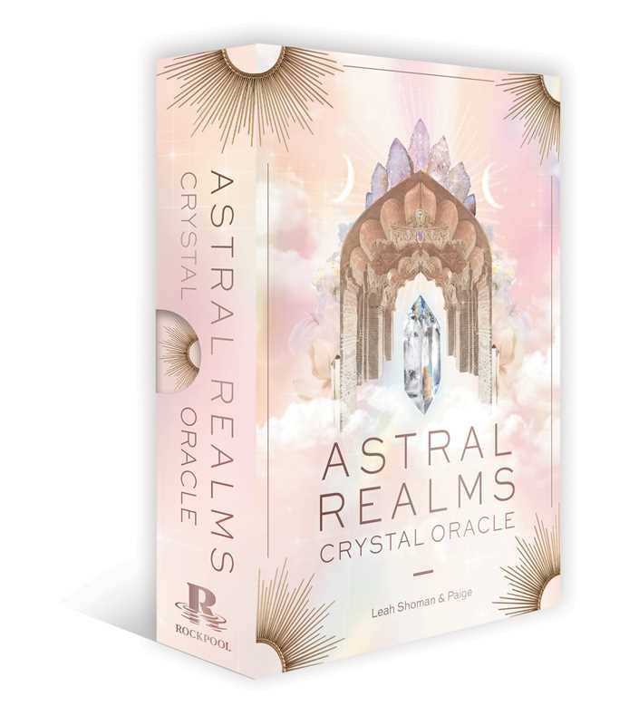 Astral Realms Crystal Oracle - 33 Card Crystal Healing &amp; Celestial Guidance Deck by Leah Shoman