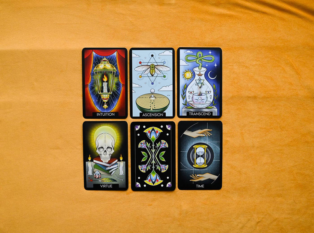 Initiates Oracle Deck — 40 Cards &amp; 128-Page Guidebook | Egypt-Inspired Occult Oracle