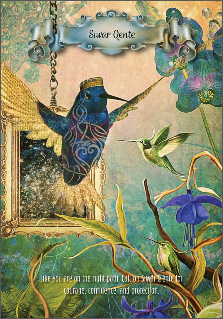 Hummingbird Wisdom Oracle Cards - 44-Card Deck &amp; Guidebook