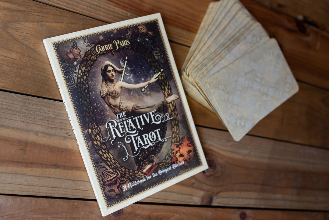The Relative Tarot — 82 Gilded Cards &amp; Full-Color Guidebook | Ancestral Tarot by Carrie Paris