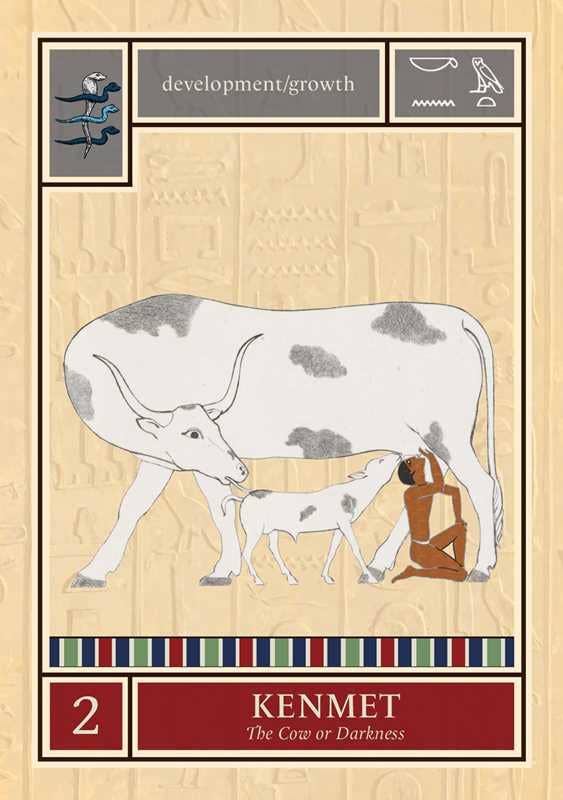 Egyptian Star Oracle Deck - 42 Card Authentic Ancient Egyptian Divination Set by Travis McHenry