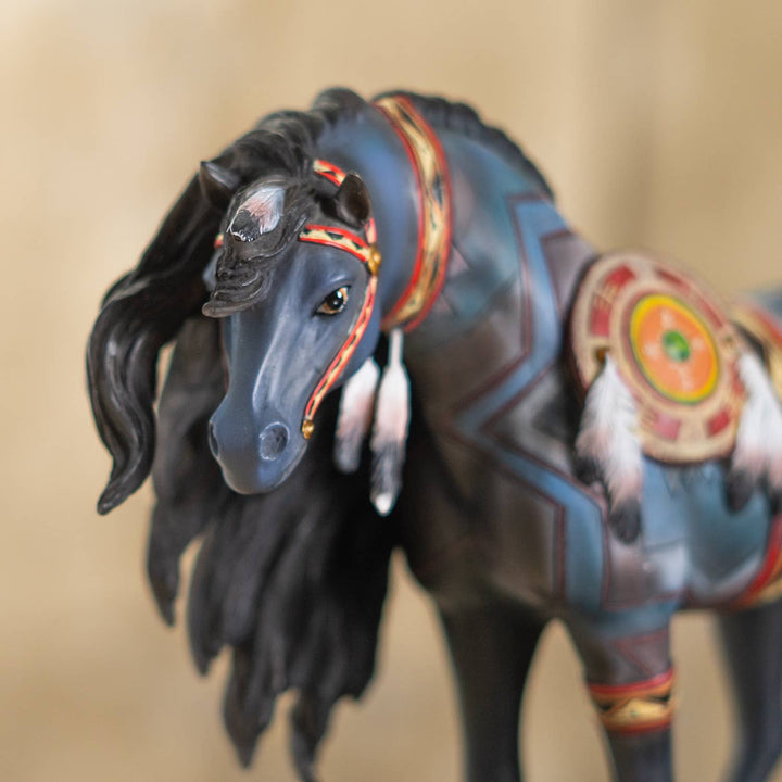 Sacred Guardian Native American Horse Figurine by Laurie Prindle