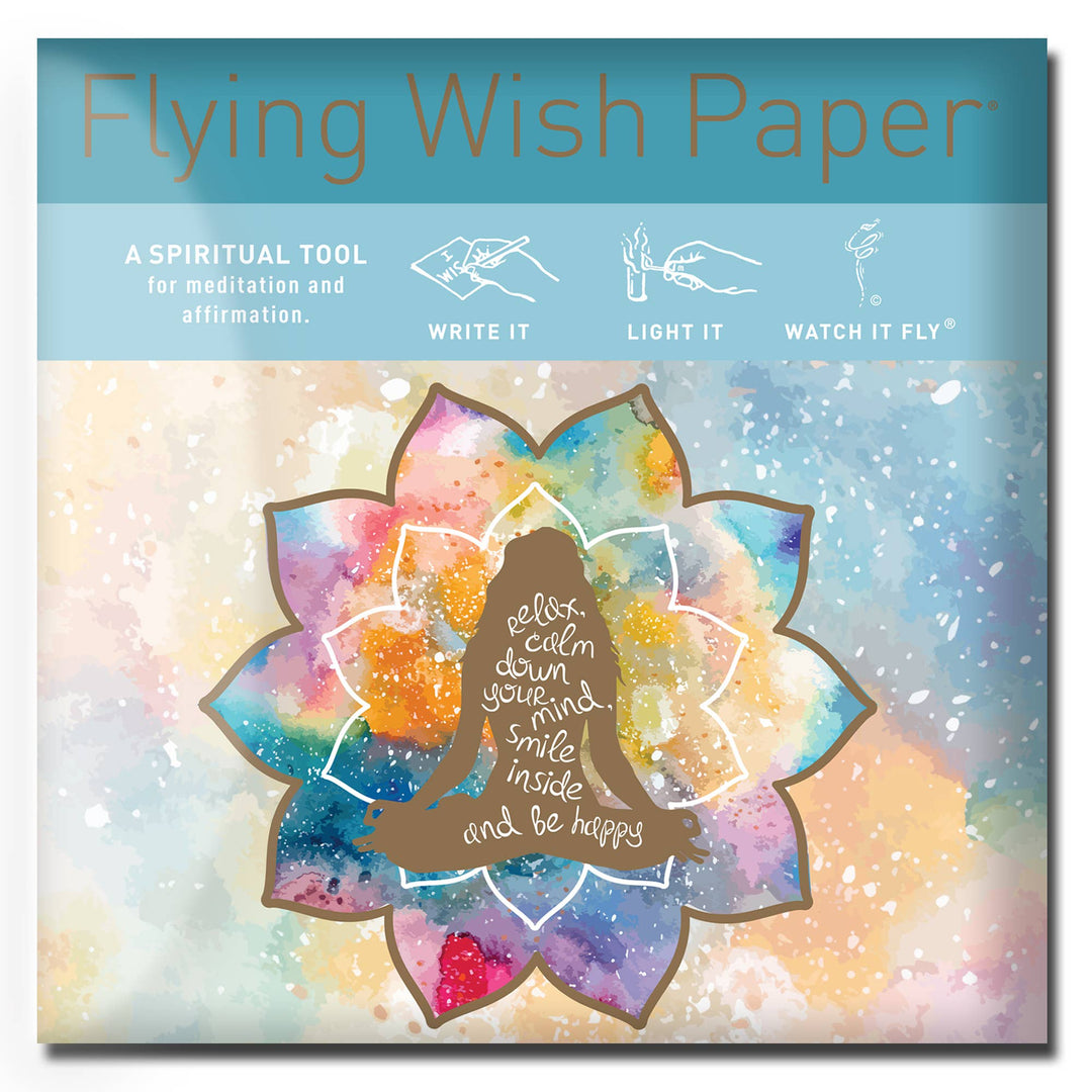 Flying Wish Paper® Mindful Standard Mini Kit packaging with calm mindfulness design
