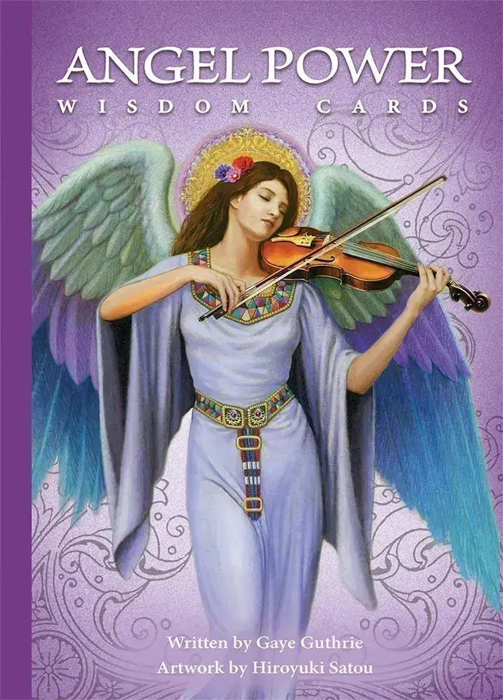 40-page guidebook included with Angel Power Wisdom Cards offering angelic insights and divine guidance