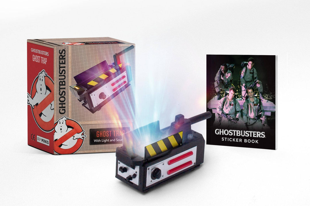 
Officially licensed Ghostbusters Ghost Trap mini replica with packaging box — 4 inch collectible with light and sound effects