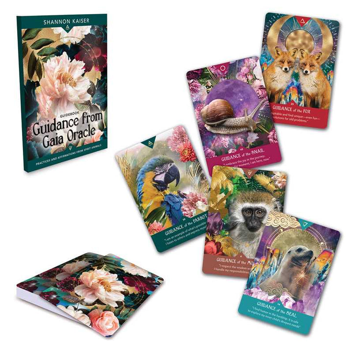 Guidance from Gaia Oracle cards and 176-page full-color guidebook by Shannon Kaiser
