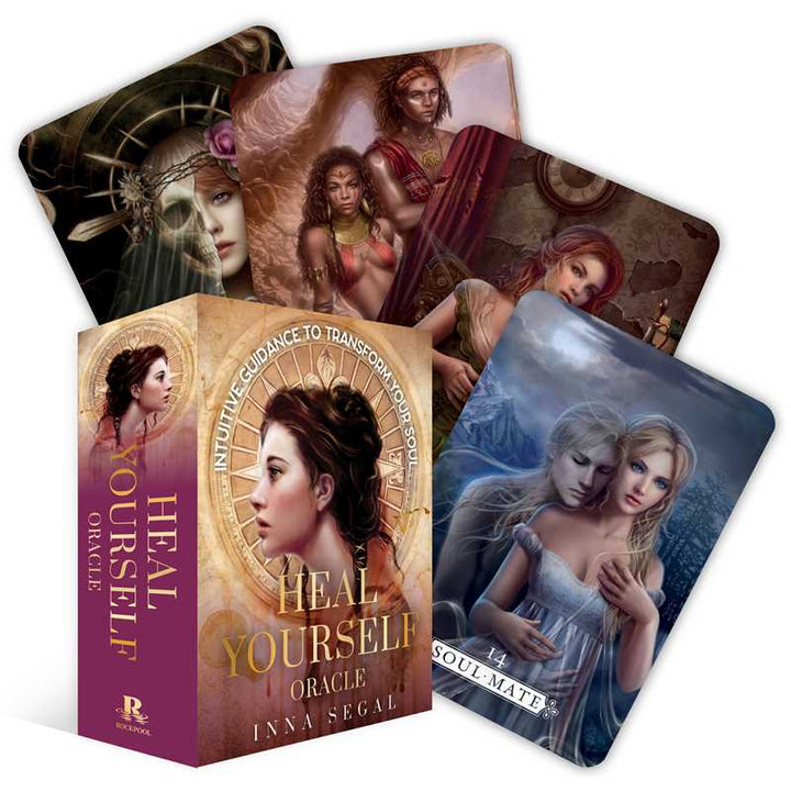 Heal Yourself Oracle deck box and cards by Inna Segal — healing and transformation oracle card set
