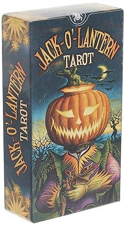 Jack-O-Lantern Tarot deck box — 78-card Halloween tarot by Giuliano Costa, boxed gift set