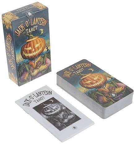 Jack-O-Lantern Tarot full set — 78-card deck, 63-page guidebook, and box by Giuliano Costa