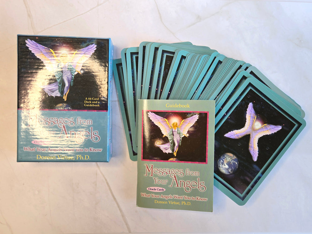 72-page guidebook included with Messages From Your Angels oracle deck by Doreen Virtue