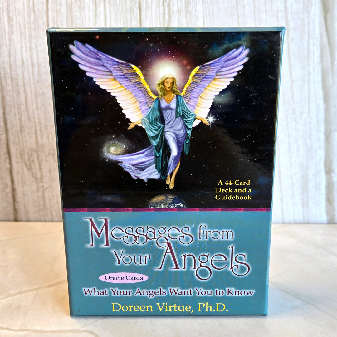 Messages From Your Angels oracle deck box by Doreen Virtue rare out-of-print 2002 Hay House edition