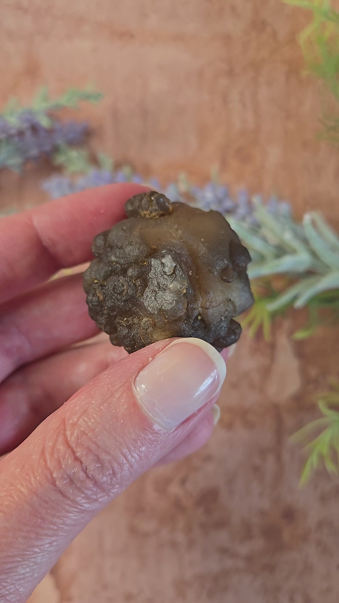 Natural Panda Agate Crystal | Raw Truffle Chalcedony Healing Stone