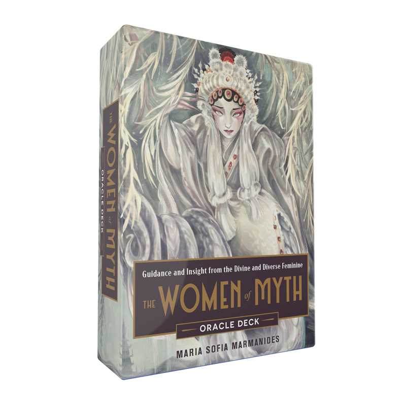 Women of Myth Oracle Deck by Maria Sofia Marmanides - 50 cards featuring goddesses and heroines from world mythology
