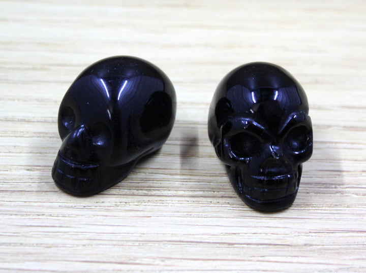 Black Obsidian Crystal Skull