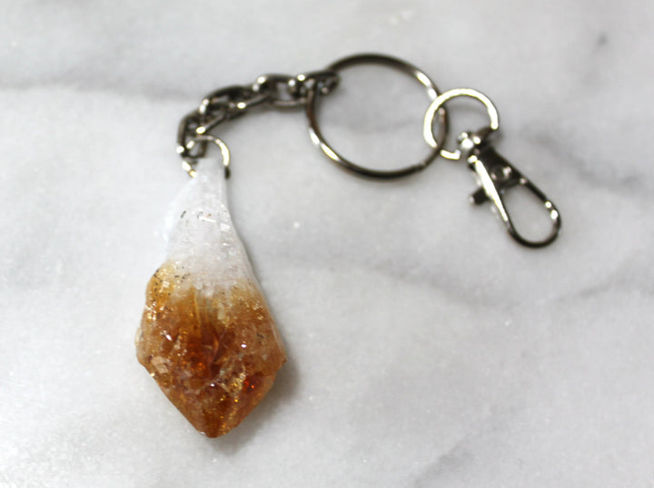 Citrine Point Keychain