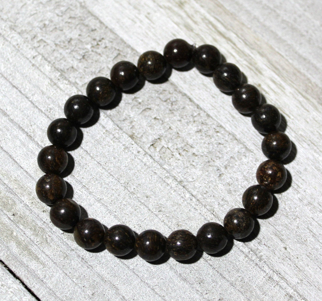 Bronzite Crystal Bracelet | Psychic Protection, Grounding &amp; Harmony | Reiki Charged | New Age Gift