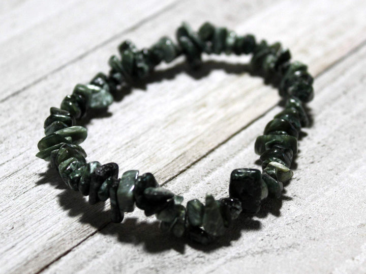 Seraphinite Chip Bracelet - Angel Communication